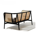 Raven Charm Sofa in Black Finish