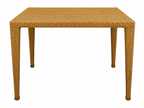 DINING TABLE WITH GLASS TOP (AHOD/412/002)