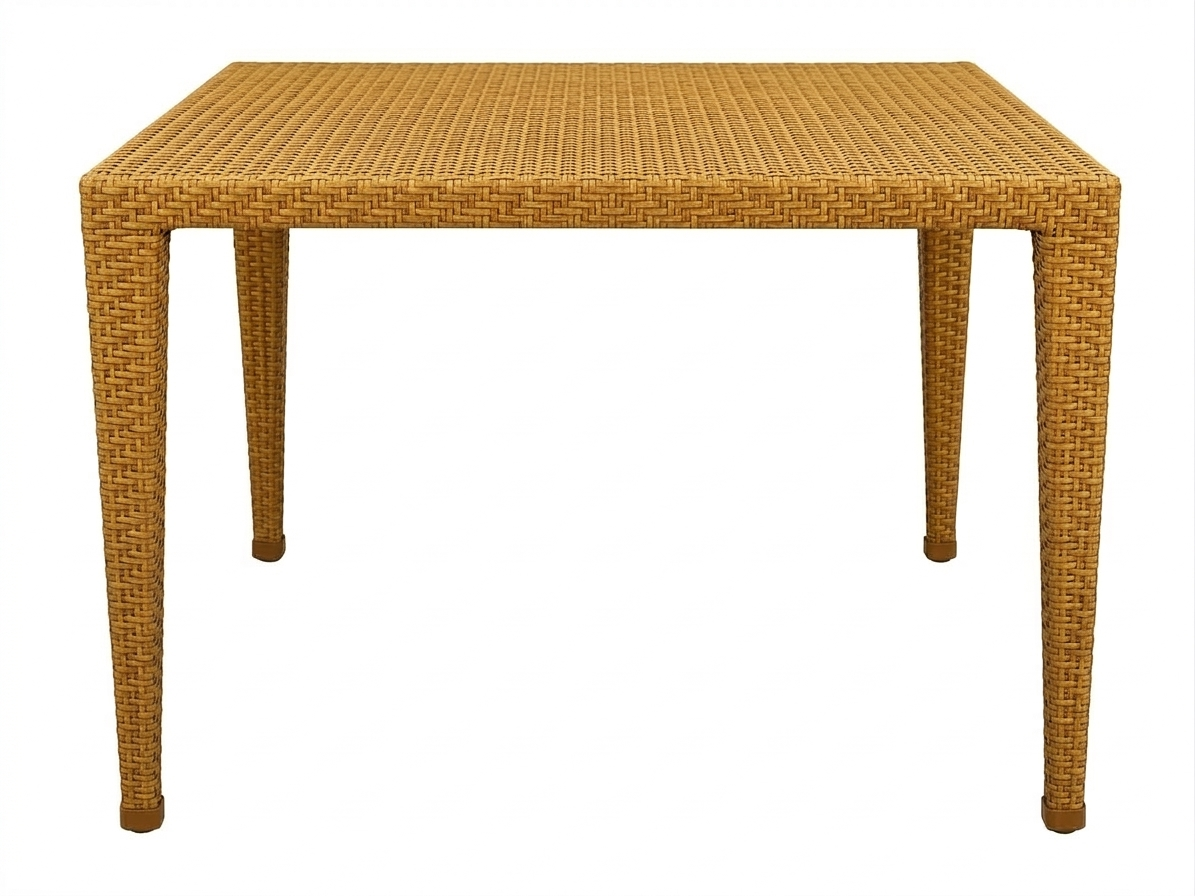 DINING TABLE WITH GLASS TOP (AHOD/412/002)