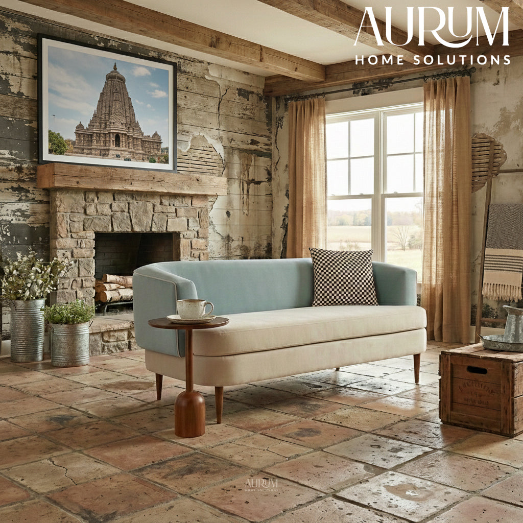 Dual Fabric Harmony Sofa