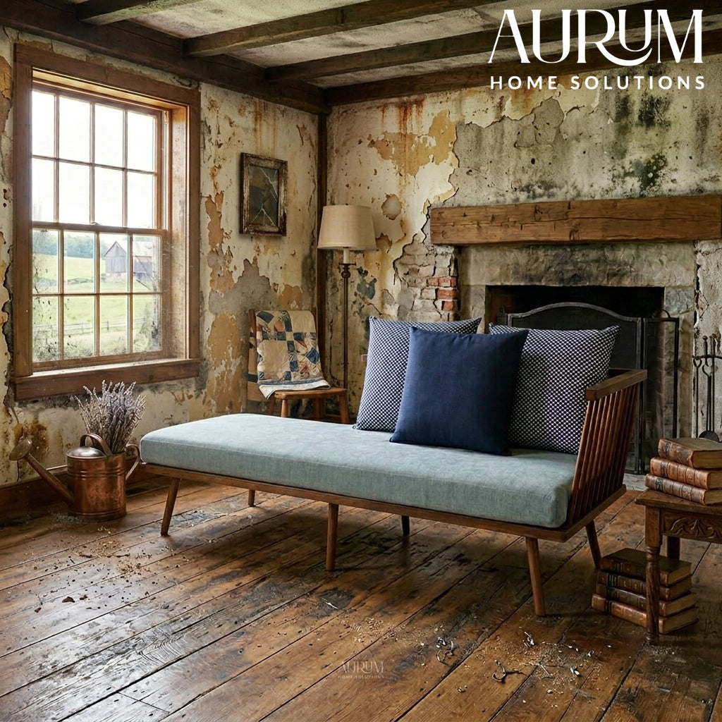 Versatile Teakwood Sofa-Bed Masterpiece