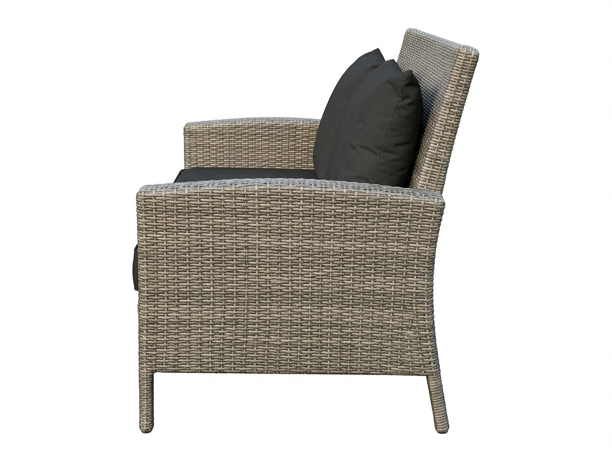 DOUBLE SEATER SOFA WITH CUSHIONS (AHOL/133/002)