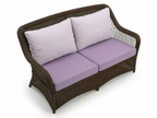 DOUBLE SEATER SOFA WITH CUSHIONS (AHOL/159/002)