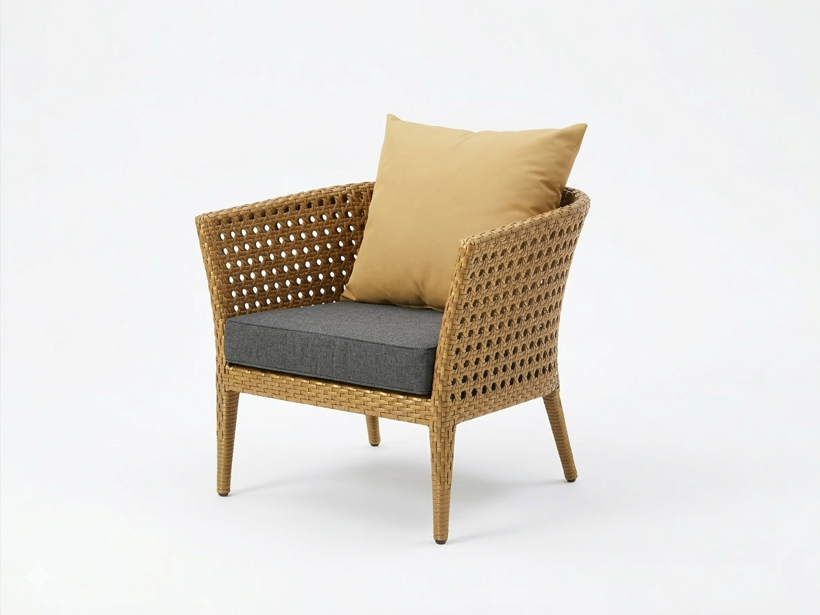 SINGLE SEATER SOFA WITH CUSHION (AHOL/184/003)
