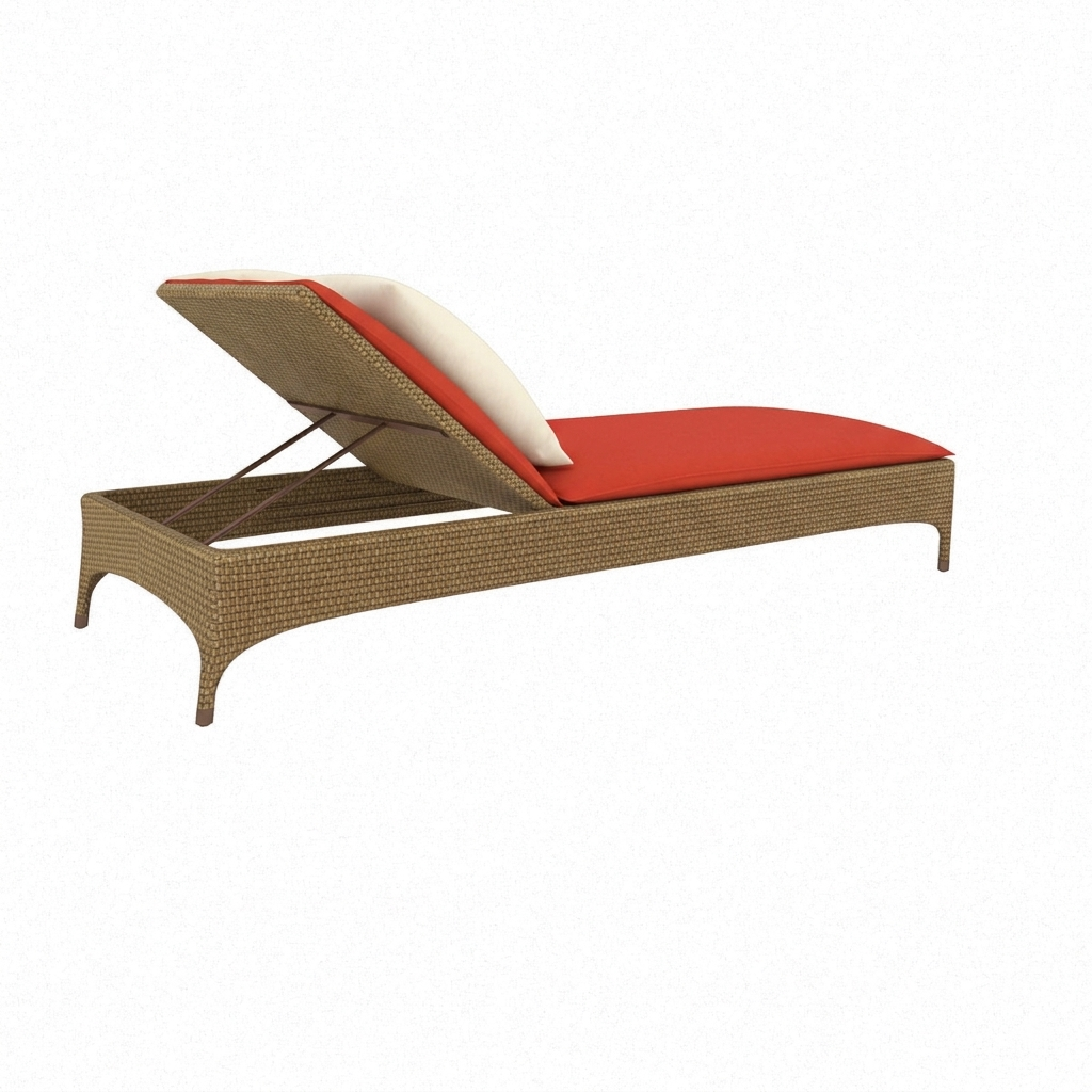 SUNLOUNGER WITH CUSHION (AHO/001/007)