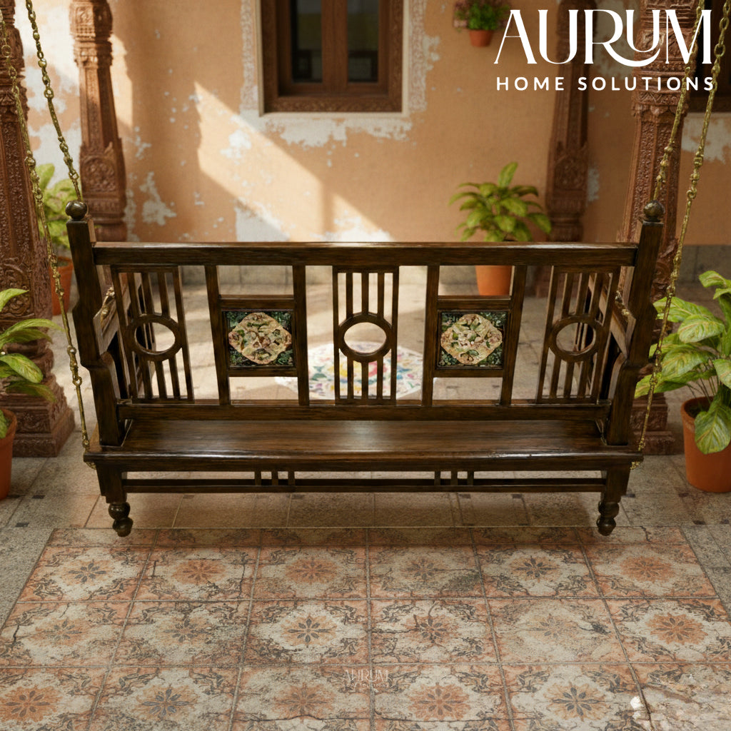 Handcrafted Reversible Kutch Swing