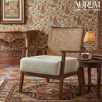 Lifestorey Serena Cane Accent Chair