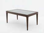 DINING TABLE WITH GLASS TOP (AHOD/145/003)