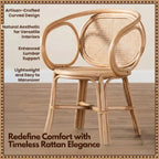 Cane Furniture Chair | Oasis with Oval Backrest for Indoor & Outdoor