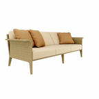 THREE SEATER SOFA WITH CUSHION (AHO/018/012)