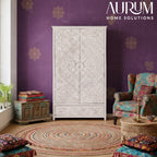 Modern Sheesham Artisan Wardrobe
