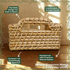 Aura Carry - Handwoven Rattan Tray