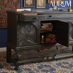 Handcarved 5 Carving Sideboard