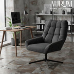 Elira Luxe Black Velvet Accent Chair