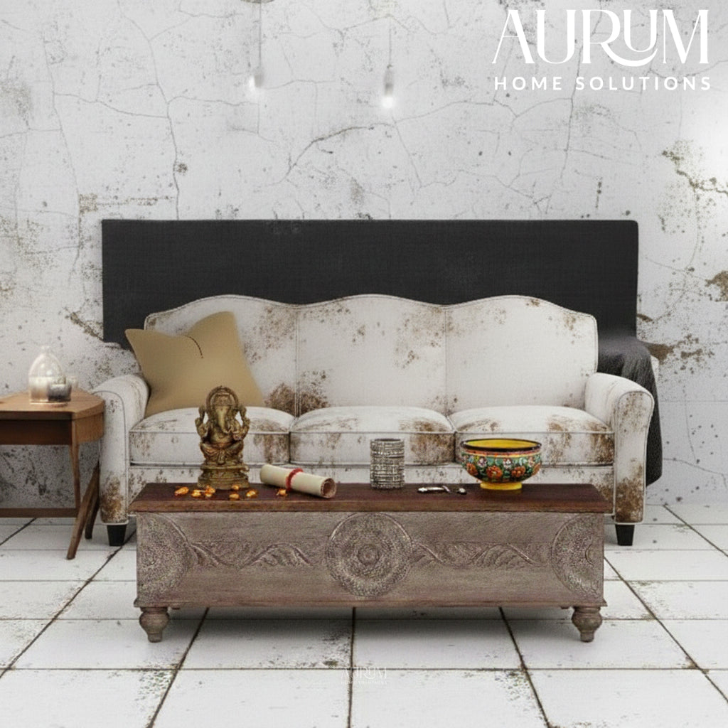 Classic Teak Grandeur Sheesham Wood Trunk