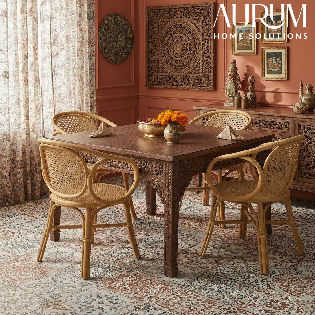 Cane Furniture Chair | Oasis with Oval Backrest for Indoor & Outdoor