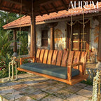 Traditional Stripped Handmade Simple Wooden Swing
