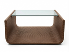 SIDE TABLE WITH GLASS TOP (AHOL/180/005)
