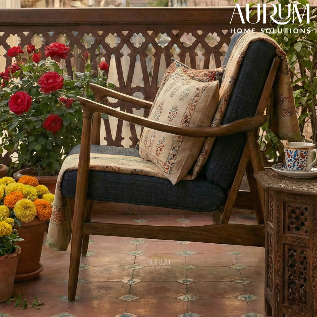 Teakwood Restful Arm Chair