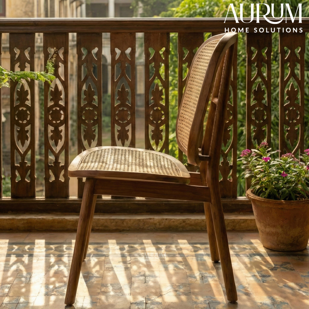 All-Weather Cane Accent Chair