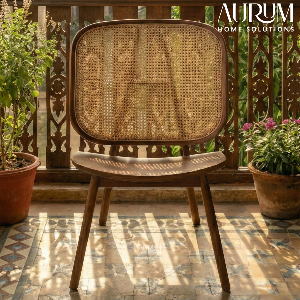 All-Weather Cane Accent Chair