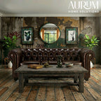 Grand Haven Brown Leather Sofa
