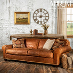 Classic Leather Cattleman Sofa