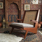 Contemporary Rattan Kangaroo Lounge Chair