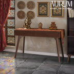 Sheesham Wood Desk with Two Drawers