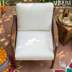 Handcrafted Elegant Teak Enigma Chair