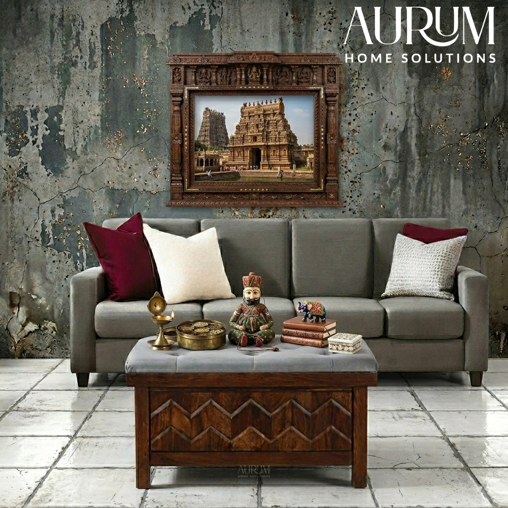 Provincial Teak Majesty Sheesham Wood Trunk