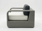 SINGLE SEATER SOFA WITH CUSHIONS (AHOL/180/003)