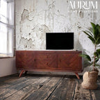 Modern Craft Ebony Mango TV Cabinet