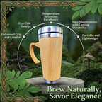 Bamboo Mug with Stainless Steel Interior | EcoSipper Travel Companion