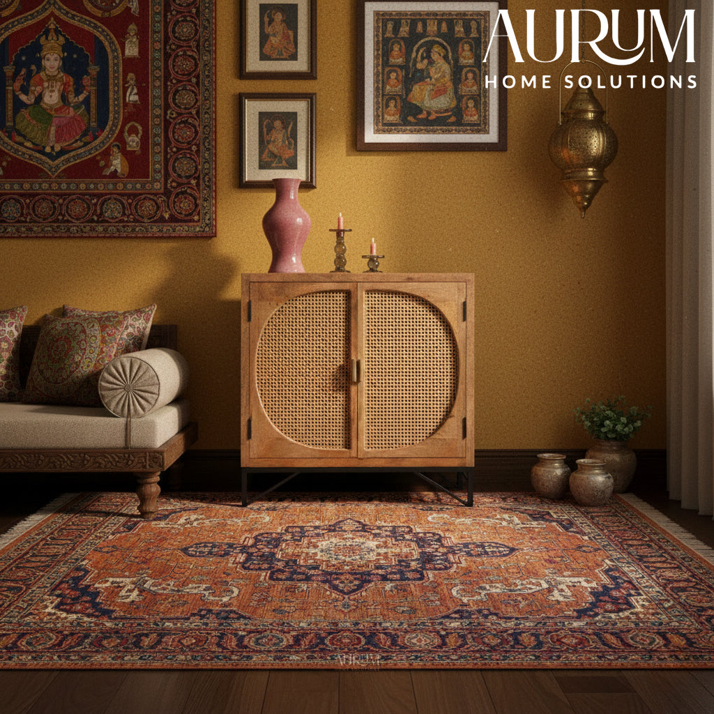 Sunburst Designer Sideboard Cabinet