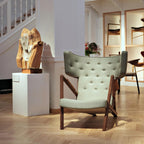 Essence Wood and Fabric Armchair