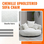Durable Chenille High-Back Lounger