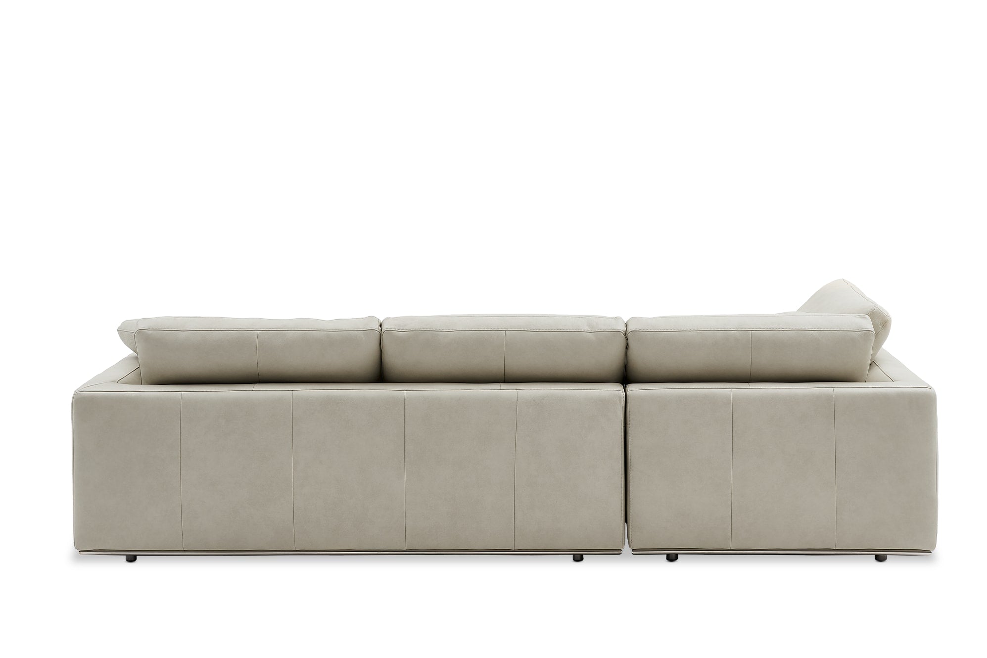 Luxe Leatherette Sectional Sofa