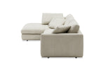 Luxe Leatherette Sectional Sofa