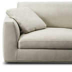 Luxe Leatherette Sectional Sofa