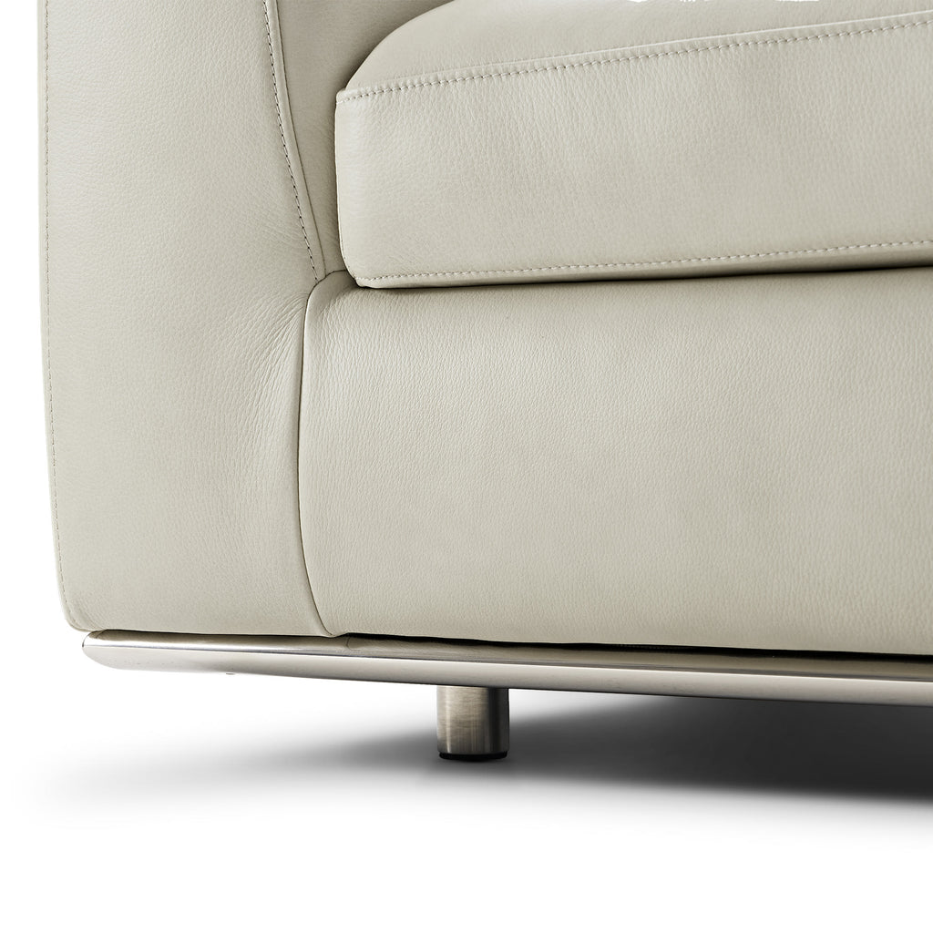 Luxe Leatherette Sectional Sofa