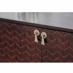 Artisanal Mango Wood Home Bar Unit