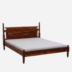 Regal Sheesham Bed in Honey Oak Finish