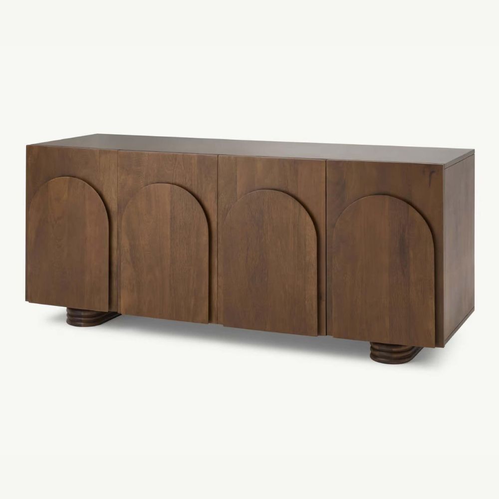 Artisanal Sheesham Wood Storage Sideboard