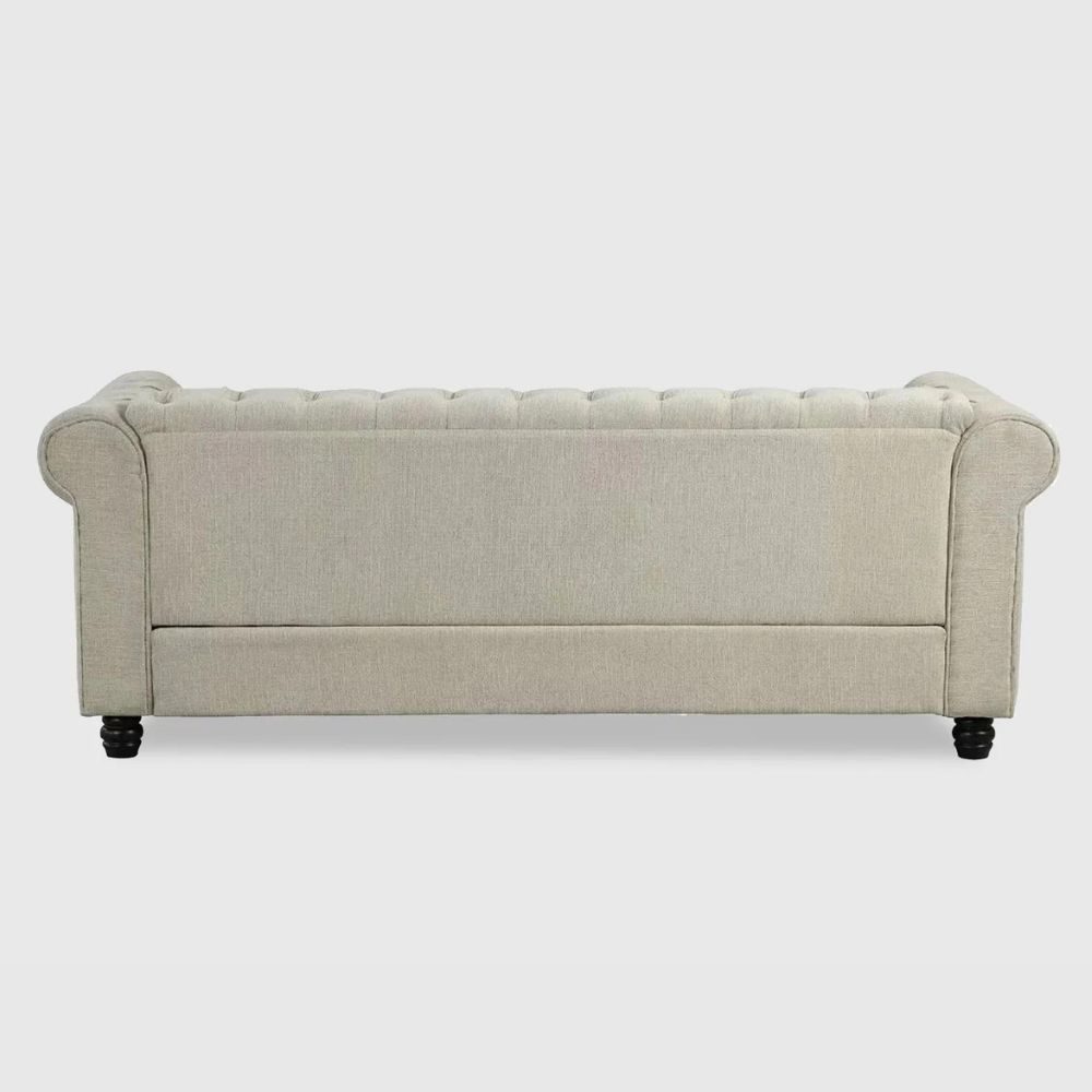 Regency Chesterfield Beige Sofa