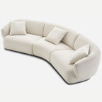 Curve Comfort Fabric Sofa