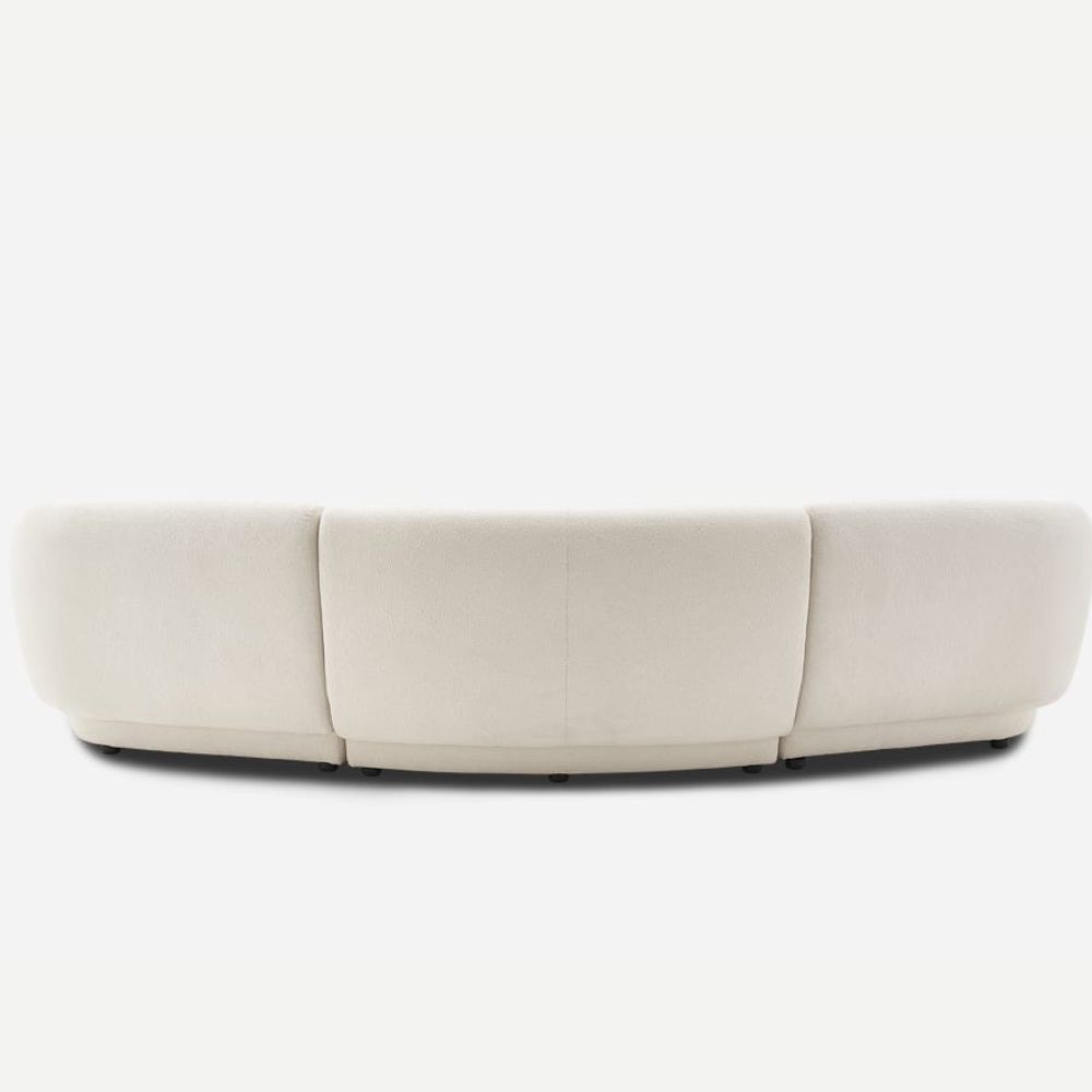 Curve Comfort Fabric Sofa