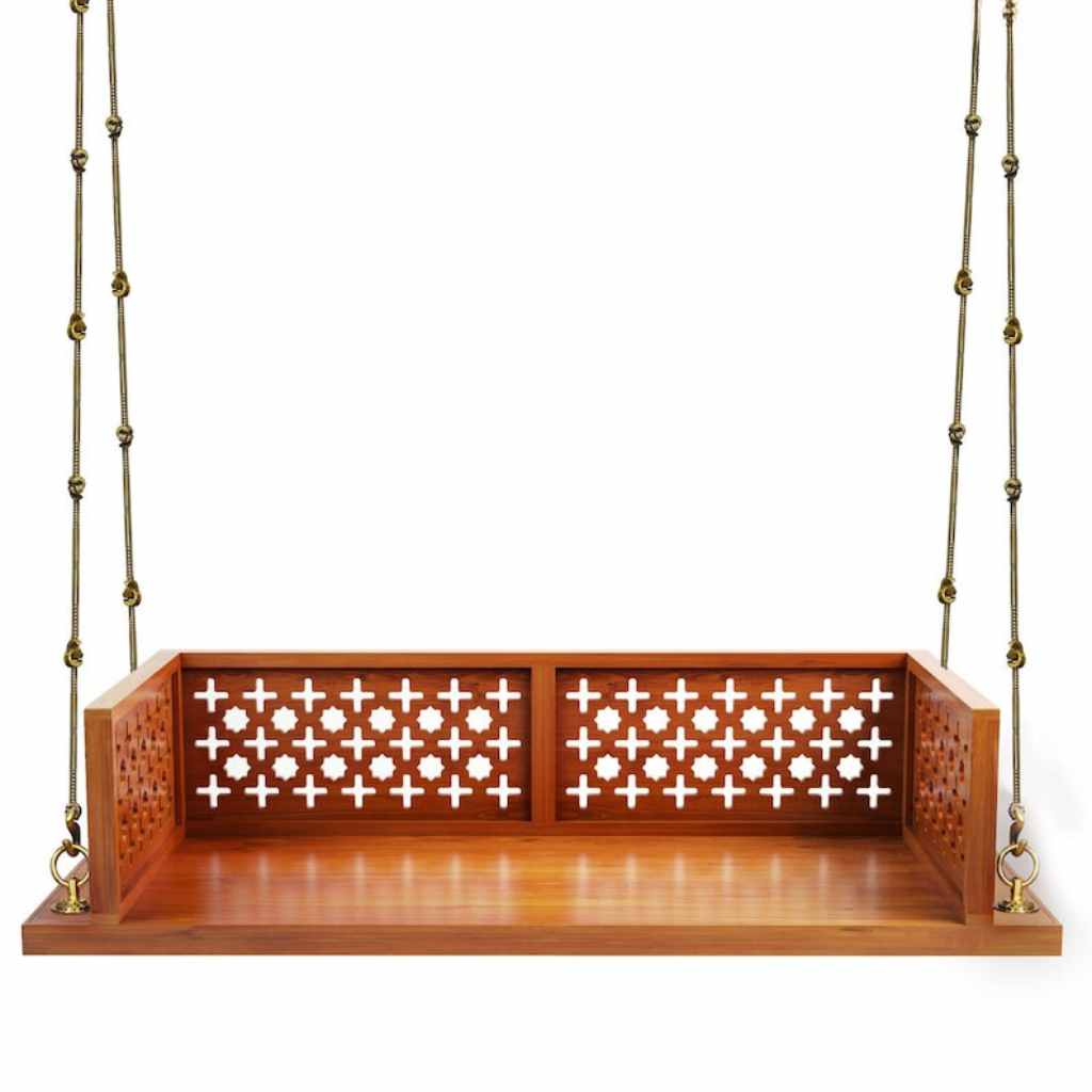 Handcrafted Cherry Brown Indian Swing