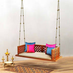 Handcrafted Cherry Brown Indian Swing