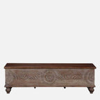 Heritage Distress Finish Wooden Storage Trunk